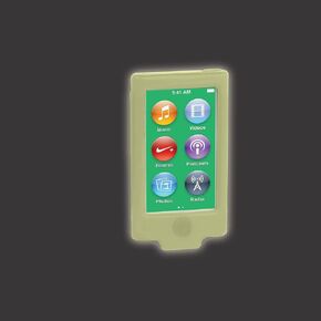 Silicone Case for iPod Nano 7th Generation, Black, Replacement Part from Complete TuneBand Package