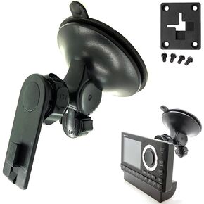 AccessoryBasics XT Sticky-Dash Windshield Suction Mount for Sirius XM Onyx Plus Starmate Stratus Roady Helix Lynx Satellite Radio w/ Single T Delphi Skiff & 4 hole AMPS Pattern Roady BT SXVRBT1