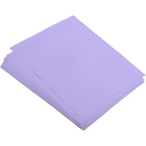 MECCANIXITY 25 Sheets Colored Copy Paper 8.3 x 5.8 Inch Printer Paper 80gsm Light Purple for Office Printing, Document Copying, Invitations, Forms, Art Projects