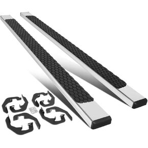 DNA MOTORING STEPB-ZTL-8125 3" OD Running Board Nerf Bar Steps Set for 07-18 Chevy Silverado Sierra 1500 Crew Cab,Black