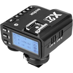 Godox X2T-F TTL Wireless Flash Trigger for FUJIFILM Bluetooth Connection Supports iOS/Android App Contoller, 1/8000s HSS, TCM Function,Relocated Control-Wheel,New AF Assist Light