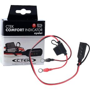 CTEK (56-382) Comfort Indicator Eyelet for M8 Top Post Batteries , Black