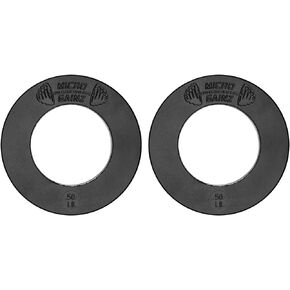Micro Gainz Calibrated Fractional Weight Plate Set of 2 Plates, Choose Set (.25LB-1.25LB), Designed for Olympic Barbells for Strength Training & Micro Loading Bar Weights, Made in USA