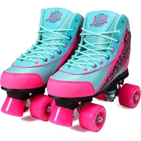 Kandy-Luscious Kid's Roller Skates - Comfortable Outdoor Children's Skates with Fun Colors & Designs