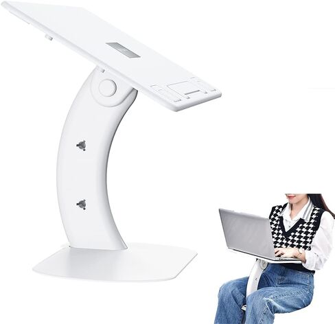 Portable Lap Desk for Laptop Lap Bed Tray Table for Eating Writing Adjustable Laptop Computer Stand Book Stand Holder Foldable Ergonomic Car Lap Desk for Sofa Couch Floor Kids Girls Pink in Saudi Arabia