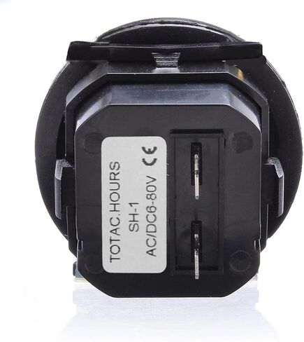 Engine Hour Meter 12V 24V 36V Mechanical Hour Meter Gauge Tachometer 2 Round Waterproof Gauge for Car Marine Boat Tractor Engine in Kuwait