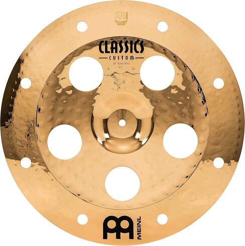 Meinl 18" Trash China Cymbal مع فتحات - كلاسيكيات رائعة مخصصة - صنع في ألمانيا، ضمان لمدة عامين (CC18TRCH-B) in Saudi Arabia
