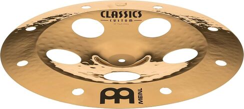 Meinl 18" Trash China Cymbal مع فتحات - كلاسيكيات رائعة مخصصة - صنع في ألمانيا، ضمان لمدة عامين (CC18TRCH-B) in Saudi Arabia