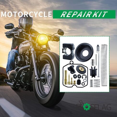 CV Carburetor Rebuil Rebuit Kit for Harley-Davidson CV40 ، XL883 ، XLH1200 ، Sportster 1200 ، 883 ، 1988-2006 يحل محل Harley Davidson 27421-99 ، 27490-04 ، 27465-04 ، 27501-88 ، 27004-89 ، 27415-99c in Kuwait