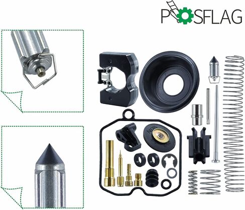 CV Carburetor Rebuil Rebuit Kit for Harley-Davidson CV40 ، XL883 ، XLH1200 ، Sportster 1200 ، 883 ، 1988-2006 يحل محل Harley Davidson 27421-99 ، 27490-04 ، 27465-04 ، 27501-88 ، 27004-89 ، 27415-99c in Kuwait