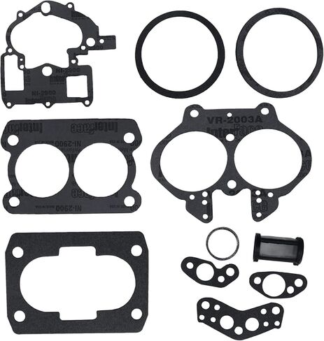 Mercarb 2 BBL Carburetor Rebuild Kit Replacement for Mercury Marine 3.0L 4.3L 5.0L 5.7L 3302-804844002 1389-9562A1 1389-9563A1 1389-9564A1 1389-9670A2 1389-806077A2 (With Float) in Saudi Arabia