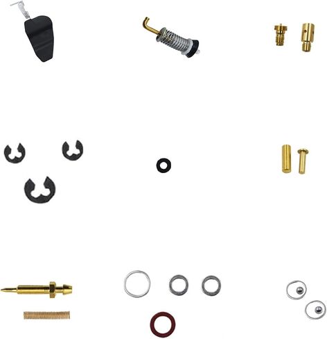Mercarb 2 BBL Carburetor Rebuild Kit Replacement for Mercury Marine 3.0L 4.3L 5.0L 5.7L 3302-804844002 1389-9562A1 1389-9563A1 1389-9564A1 1389-9670A2 1389-806077A2 (With Float) in Saudi Arabia