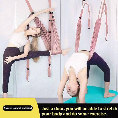 أرجوحة اليوجا الهوائية، أرجوحة اليوجا بيلاتيس لعكس اليوجا المضادة للجاذبية، حمالة يوجا معلقة على السقف ضد الجاذبية، للمبتدئين والمتقدمين in Kuwait