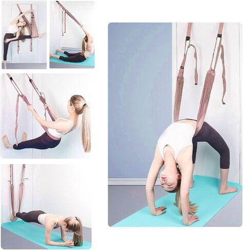 أرجوحة اليوجا الهوائية، أرجوحة اليوجا بيلاتيس لعكس اليوجا المضادة للجاذبية، حمالة يوجا معلقة على السقف ضد الجاذبية، للمبتدئين والمتقدمين in Kuwait