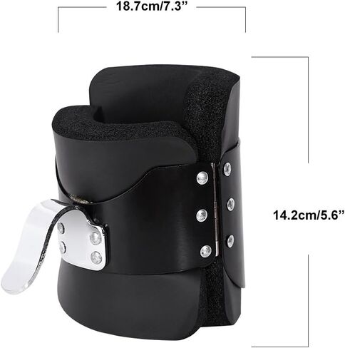 Estink Hanging Pull Up Boots,1 Pair Black Anti Gravity Inversion Hang Up Boots Therapy Gym Fitness Physio Hang Spine Posture with Comfortable Foam Padding and Safe Locking Clips in Kuwait