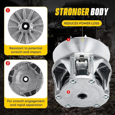 القابض الأساسي مع الينابيع 1322555 لـ Polaris Sportsman 500 700 800 EFI 2006 NON-EBS Drive Clutch in Saudi Arabia
