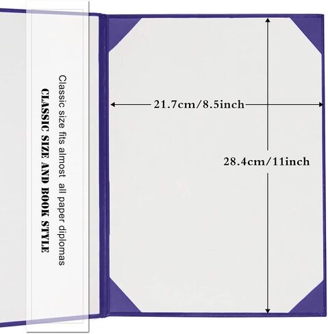 Diploma Cover Graduation Certificate Cover Diploma Holder Smooth 8.5x11 in Saudi Arabia