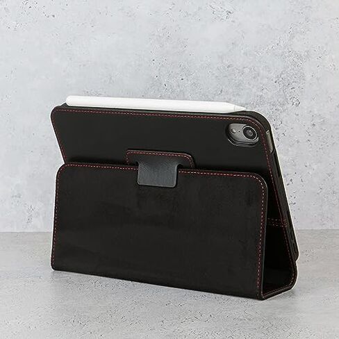 Casemade iPad Air 4th/5th Gen 10.9 بوصة (2020/2022) غطاء نحيف فاخر فاخر من الجلد الإيطالي الحقيقي/حافظة ذكية مع حامل مزدوج وخاصية النوم/الاستيقاظ التلقائي (أسمر) in Saudi Arabia