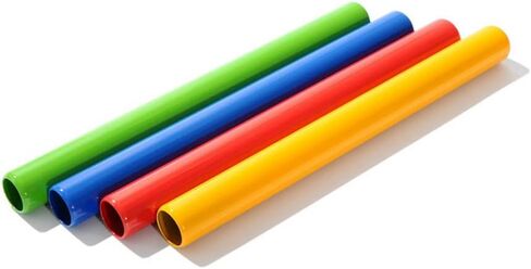BESPORTBLE 4Pcs Relay Baton Game Accessories Aluminium Alloy Baton Racing Relay Batons Racing Competition Tools for Racing Outdoor Game in Saudi Arabia