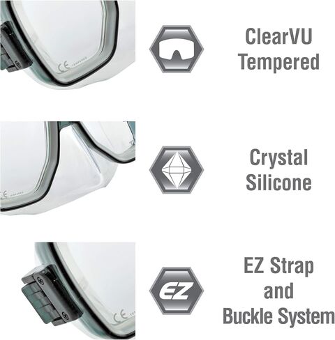 TUSA Sport Adult Liberator Mask and Snorkel Combo in Saudi Arabia