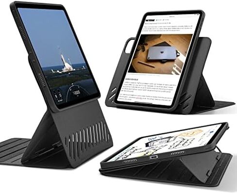 ESR for iPad Air 5th/4th Generation Case (2022/2020), Removable Magnetic Cover, Adjustable Portrait/Landscape Stand with Raised Display View, 9 Standing Angles, Shift Series, Blue in Kuwait