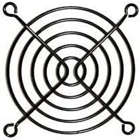 5Pcs Fan Grill 80mm Metal Axial Cooling Fan Finger Guard Protective Grill for PC Ventilator in Saudi Arabia