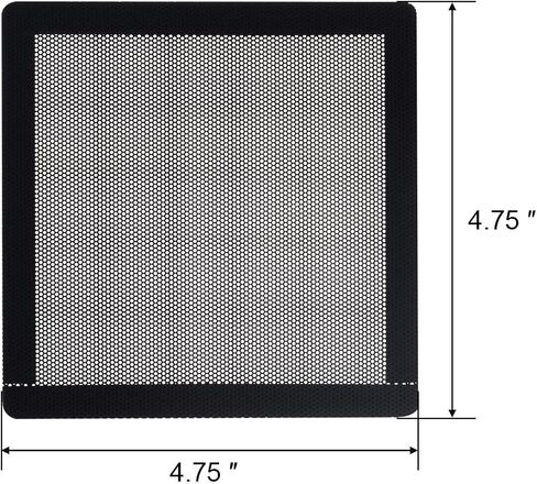 CM Computer Case Fan Dust Filter PC Mesh Filter Cover Grills with Magnetic Frame, Black Color (120 x 120 mm (6 Pcs)) in Saudi Arabia