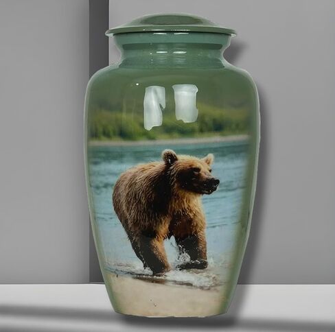 Bear urn Pet urn Decorative urn Box Ashes Keepsake urn pet urn cat urn Burial urn Memorial Urn for Human Ashes Cremation urns Funeral urn Adult Ashes urn Box | Urn for Ashes | up to 220 Cu/in in Saudi Arabia