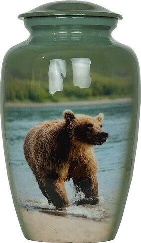 Bear urn Pet urn Decorative urn Box Ashes Keepsake urn pet urn cat urn Burial urn Memorial Urn for Human Ashes Cremation urns Funeral urn Adult Ashes urn Box | Urn for Ashes | up to 220 Cu/in in Saudi Arabia