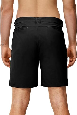 Mens Golf Shorts -7" Stretch Dry Fit Casual Dress Lightweight Athletic Shorts with Pockets for Camping Fishing Hiking in Kuwait