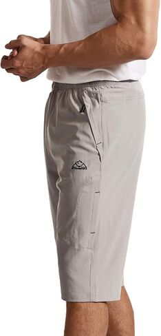 Rdruko Men's Outdoor Sports Hiking Long Shorts 12" Quick Dry Lightweight Capri 3/4 Shorts in Saudi Arabia