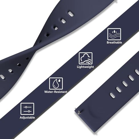 Witzon Compatible with Fitbit Versa 2 Band/Versa Lite/Versa Bands for Women Men, Soft Silicone Replacement Wristbands Sport Band for Versa 2 Smart Watch, Small Large in Kuwait