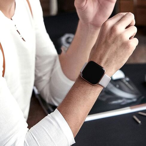 Witzon Compatible with Fitbit Versa 2 Band/Versa Lite/Versa Bands for Women Men, Soft Silicone Replacement Wristbands Sport Band for Versa 2 Smart Watch, Small Large in Kuwait