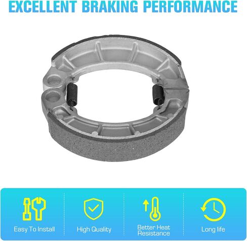 Front Rear Brake Shoes for Honda Rancher 350 TRX350TE FE TM FM 2000-2006, Foreman 400 TRX400 FW FGA FA1995-2007, TRX450 ES/S 1998-2001, TRX 450 FE/FM 2002-2004 - 3 Set in Saudi Arabia