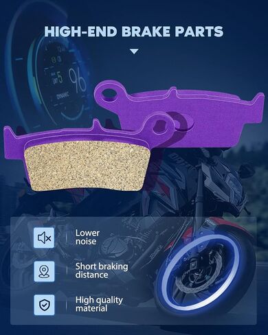 ECCPP Brake Pads for Kawasaki kx250F kx450F klx450r 2004-2022, for Yamaha yz125 yz250 yz250f yz450f 2003-2007, wr250f wr450f wr250r 2003-2020, Front and Rear in Saudi Arabia
