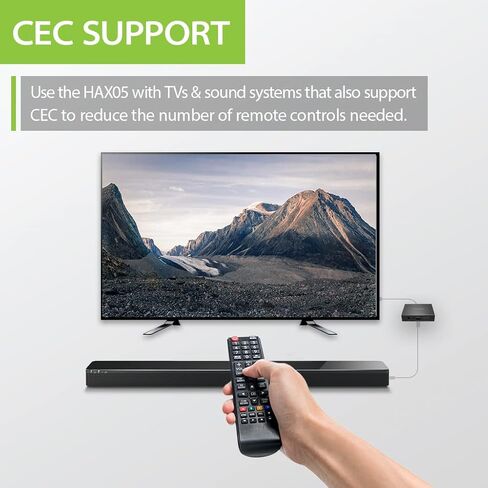 Avantree HAX05 - محول الصوت HDMI ARC صوت التلفزيون مع إمكانيات التمرير، ومخرج الصوت البصري والتناظري، ودعم CEC in Saudi Arabia