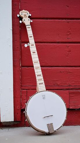 سلسلة Deering Goodtime DECO Openback Banjo 1920's Art Deco Inlay مع مجموعة حافظة صلبة من Instrument Alley - صنع في الولايات المتحدة الأمريكية in Kuwait