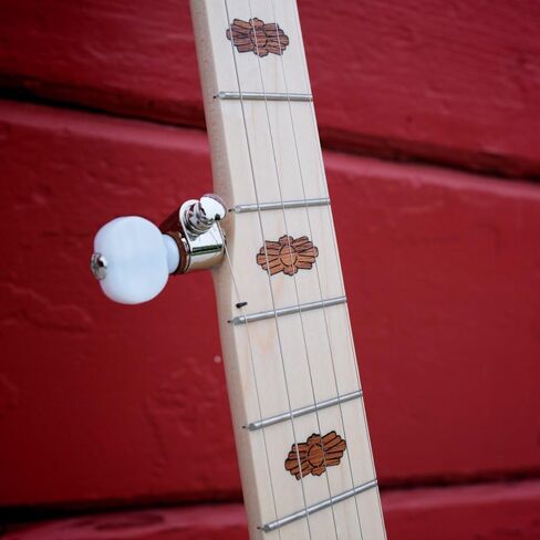 سلسلة Deering Goodtime DECO Openback Banjo 1920's Art Deco Inlay مع مجموعة حافظة صلبة من Instrument Alley - صنع في الولايات المتحدة الأمريكية in Kuwait