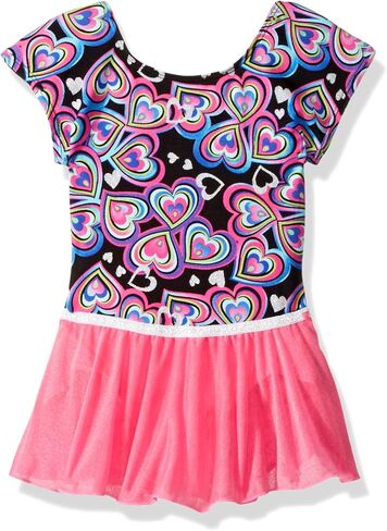 Jacques Moret girls Classic Short Sleeve Skirted Leotard in Saudi Arabia