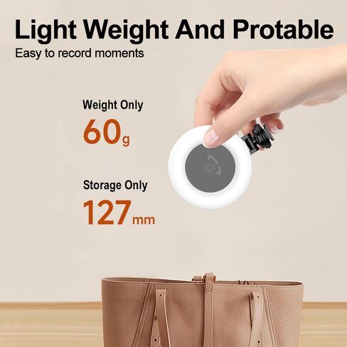 Joyful Clip on Ring Light, Selfie Light, LED Rechargeable Clip Fill Video Light Adjusted 3 Light Modes Selfie Ring Light for Phone, iPad, Camera, Laptop, 360° Rotation Phone Light for Selfie, Makeup in Saudi Arabia