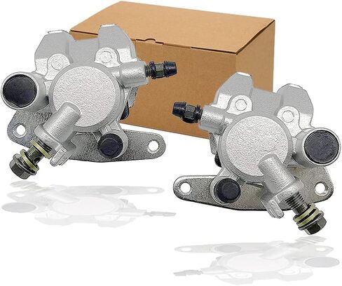 الفرجار الأمامي الأيسر الأيمن لـ Yamaha Grizzly Banshee Big Bear Tracker Kodiak Raptor Warrior Wolverine YFM 125 250 350 400 450 660 YFM660 YFZ350 3GD-2580T-01-00 3GD-2580U-01-00 مع منصات in Kuwait