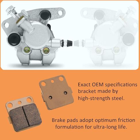 الفرجار الأمامي الأيسر الأيمن لـ Yamaha Grizzly Banshee Big Bear Tracker Kodiak Raptor Warrior Wolverine YFM 125 250 350 400 450 660 YFM660 YFZ350 3GD-2580T-01-00 3GD-2580U-01-00 مع منصات in Kuwait