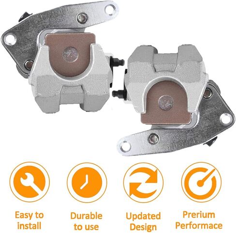 الفرجار الأمامي الأيسر الأيمن لـ Yamaha Grizzly Banshee Big Bear Tracker Kodiak Raptor Warrior Wolverine YFM 125 250 350 400 450 660 YFM660 YFZ350 3GD-2580T-01-00 3GD-2580U-01-00 مع منصات in Kuwait