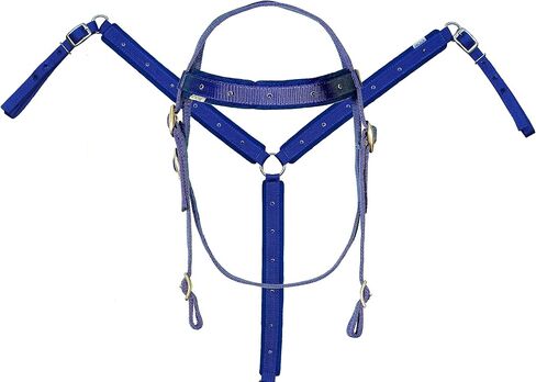 Premium Synthetic Horse Tack Set with Headstall Breast Collar and Reins - Full and Cob - Multiple Color Equine Tack Set in Saudi Arabia