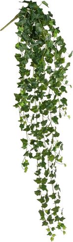 Hollyone 2pcs Artificial Hanging Plants 35.4" Fake Ivy Vine Faux Ivy Leaves Fire and UV Resistant Hanging Plant Wall Greenery for House Room Patio Indoor Outdoor Home Shelf Office Wedding Decor in Saudi Arabia