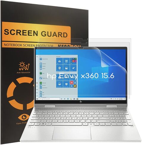 KEANBOLL 3 قطع HP Envy x360 2 في 1 15.6 واقي شاشة مضاد للوهج لجهاز كمبيوتر محمول HP Envy x360 2 في 1 يعمل باللمس مقاس 15.6 بوصة (موديل 15-ed*** Series)، حماية للعين وفلتر مضاد لبصمات الأصابع - غير لامع in Saudi Arabia