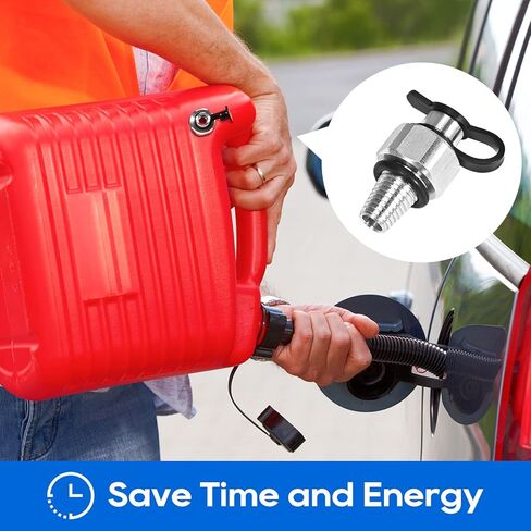 Gas Can Vent Caps, 4Pack Universal Gas Can Vent Kits with New Upgraded Lanyard-Attached Caps and Durable Stainless Steel Allow for Faster Flowing in Kuwait