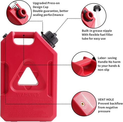 البنزين حاوية قفل جبل النفط تصاعد قفل 1/2 جالون خزان الغاز حامل للدراجات النارية على الطرق الوعرة SUV شاحنة سيارات جالون يمكن تحديد جهاز in Kuwait