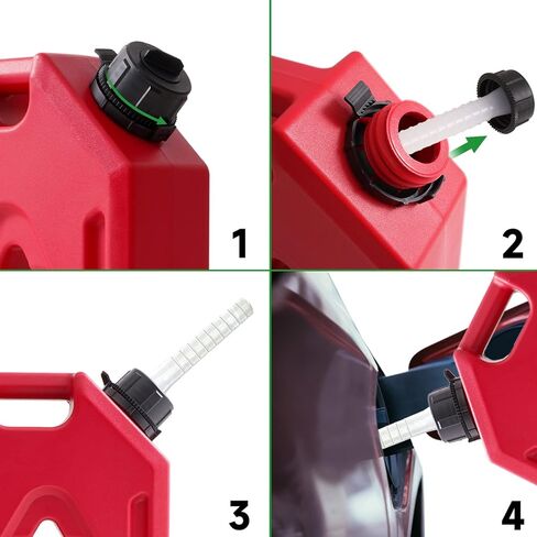 البنزين حاوية قفل جبل النفط تصاعد قفل 1/2 جالون خزان الغاز حامل للدراجات النارية على الطرق الوعرة SUV شاحنة سيارات جالون يمكن تحديد جهاز in Kuwait