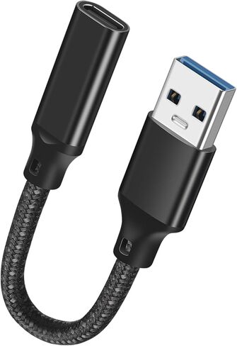 2 حزمة محول USB C أنثى إلى USB 3.2 OTG ذكر محول للهواتف/أجهزة الكمبيوتر المحمولة/الأجهزة اللوحية، سرعة عالية 10 جيجابت في الثانية، يدعم توصيل محرك فلاش USB، قارئ البطاقات، لوحة المفاتيح، الماوس (أسود) in Saudi Arabia